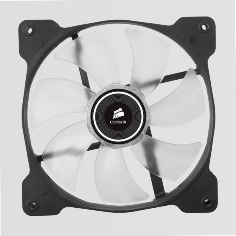 Air Series™ SP140 LED White High Static Pressure 140mm Fan Twin Pack