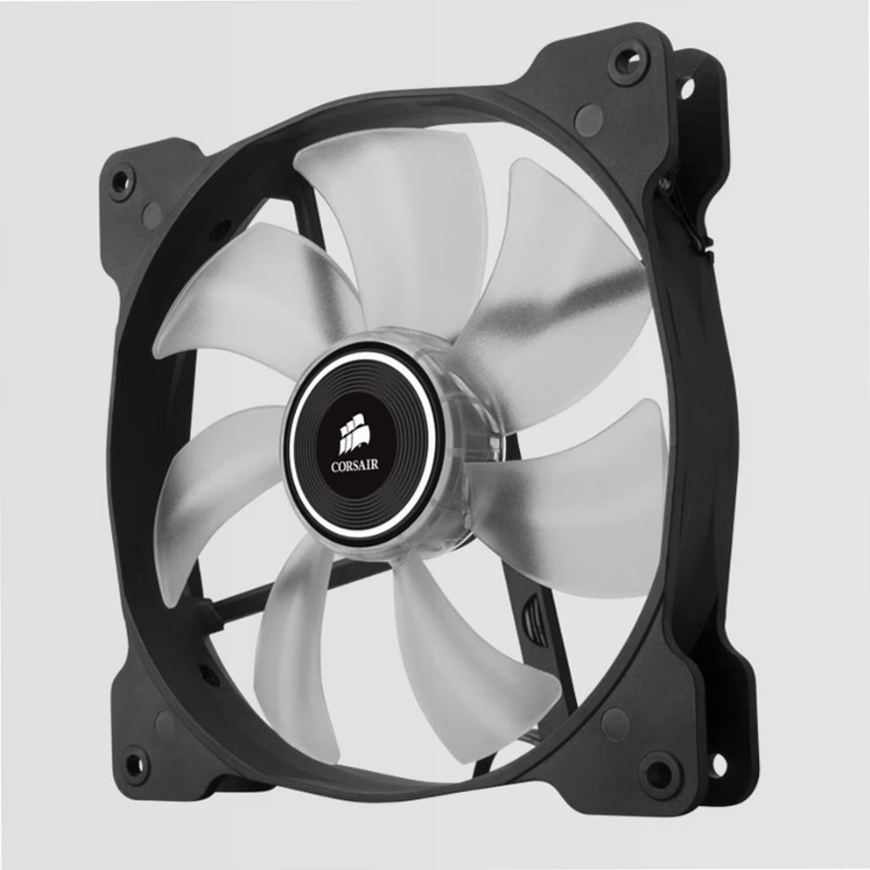 Air Series™ SP140 LED White High Static Pressure 140mm Fan Twin Pack