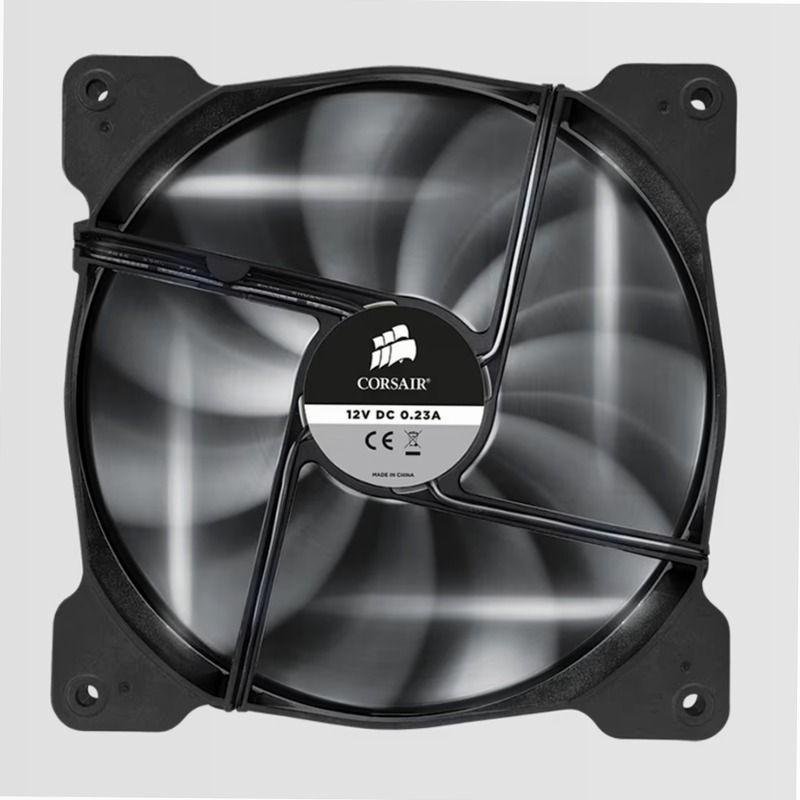 Air Series™ SP140 LED White High Static Pressure 140mm Fan Twin Pack
