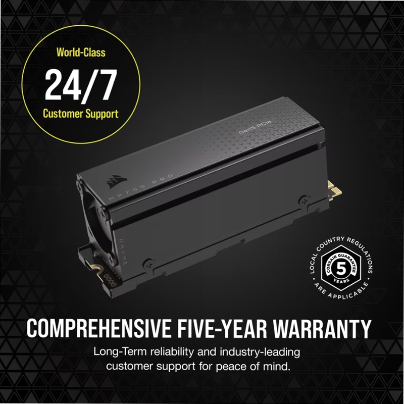 SSD M.2 NVMe 2.0 PCIe Gen5 x4 MP700 PRO da 2 TB