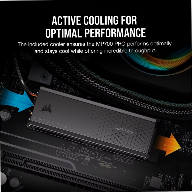 SSD M.2 NVMe 2.0 PCIe Gen5 x4 MP700 PRO da 2 TB