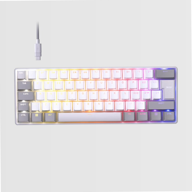 Tastiera Gaming CLIPPER PRO MINI 60 - Bianco