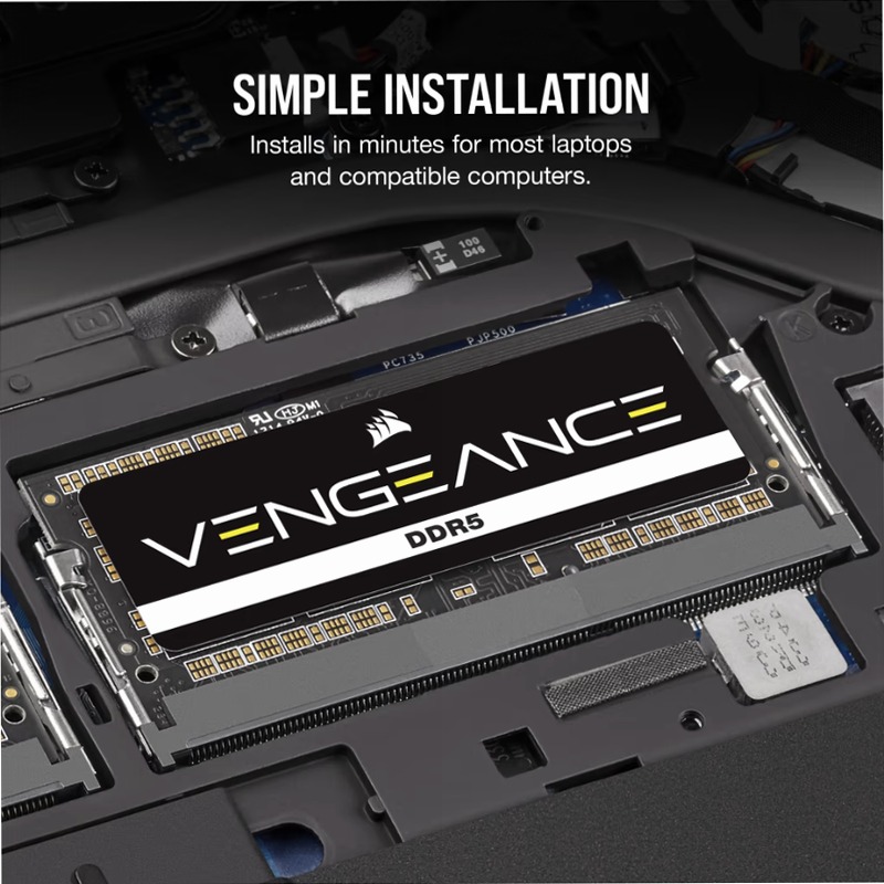 VENGEANCE DDR5 SODIMM 8GB (1x8GB) - Corsair