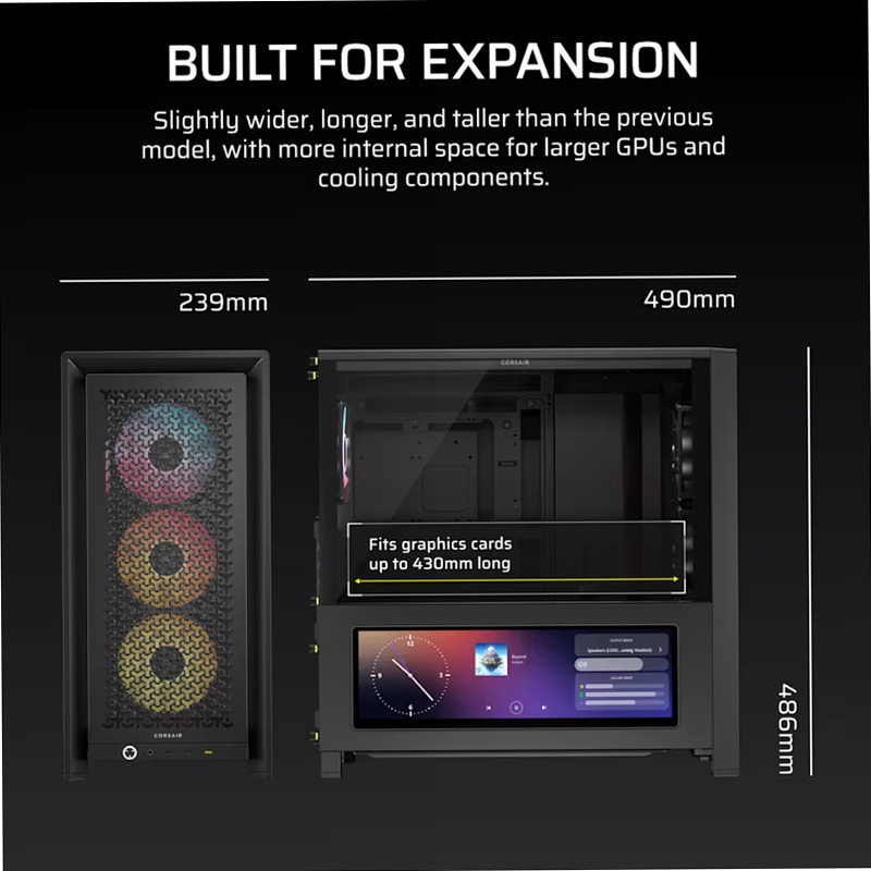 Case Mid-Tower Premium FRAME 4000D