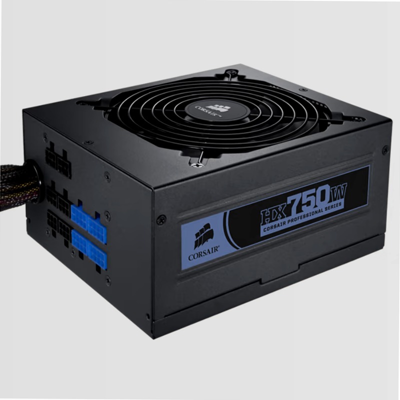 CORSAIR Professional Series™ HX750 — Alimentatore modulare certificato 80 PLUS® Silver