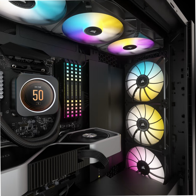 Cooler Liquido iCUE H170i ELITE con Display LCD