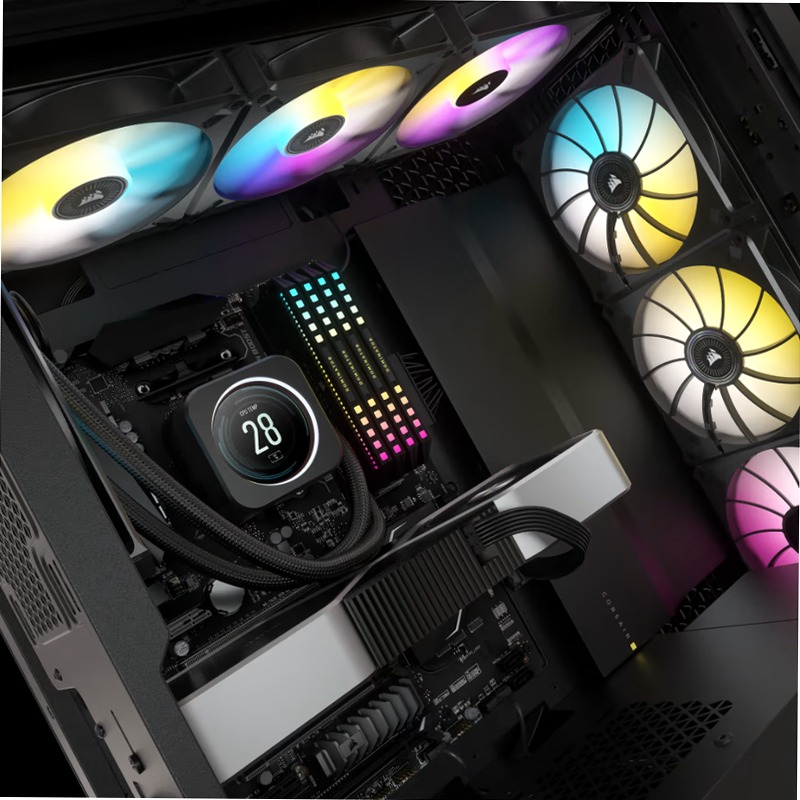 Cooler Liquido iCUE H170i ELITE con Display LCD