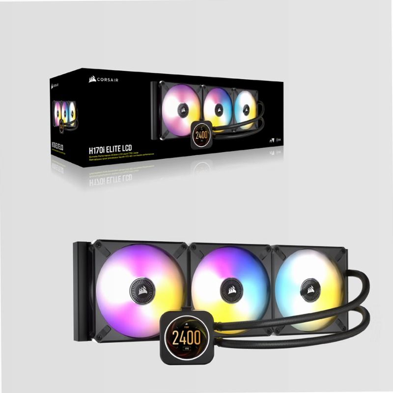 Cooler Liquido iCUE H170i ELITE con Display LCD