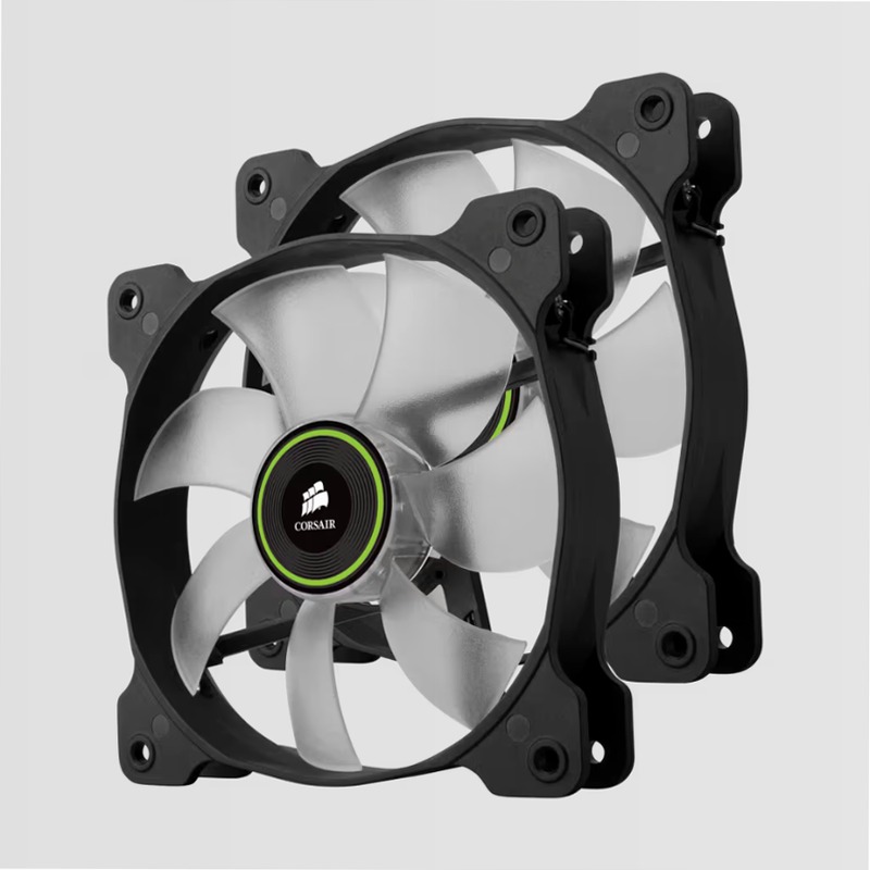 CORSAIR Air Series™ SP120 LED Green High Static Pressure Fan 120mm