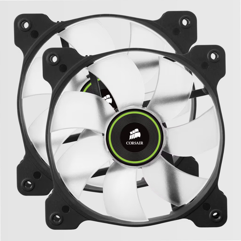 CORSAIR Air Series™ SP120 LED Green High Static Pressure Fan 120mm