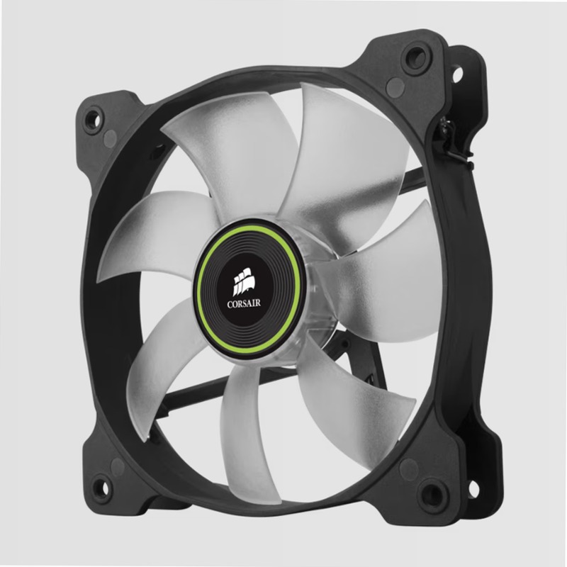 CORSAIR Air Series™ SP120 LED Green High Static Pressure Fan 120mm