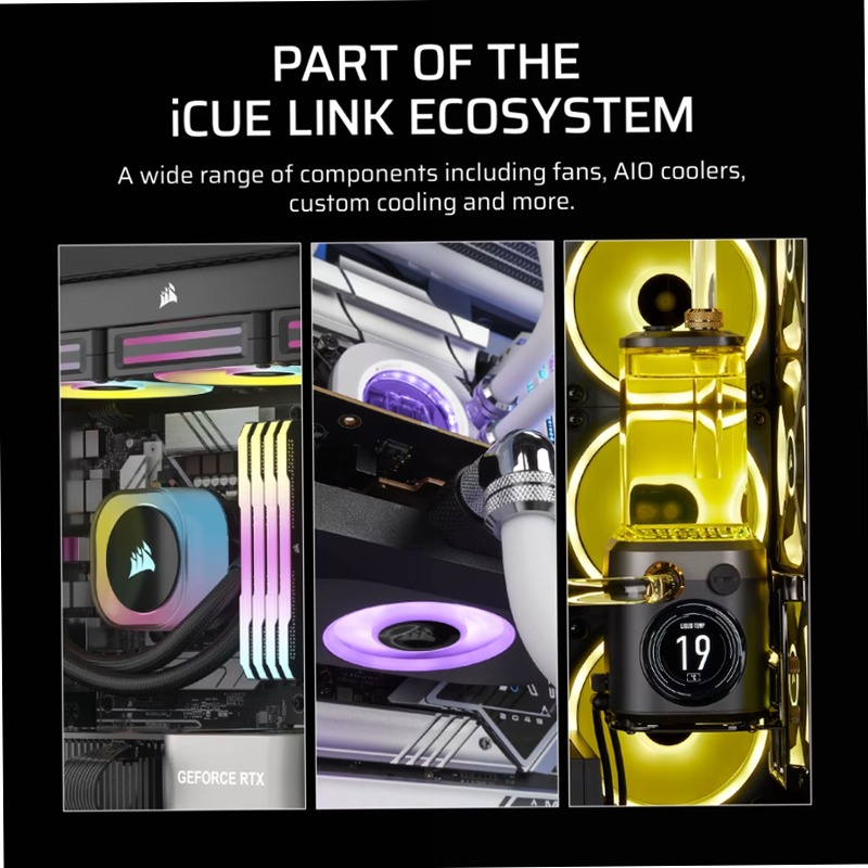 Ventole PWM iCUE LINK RX140 MAX