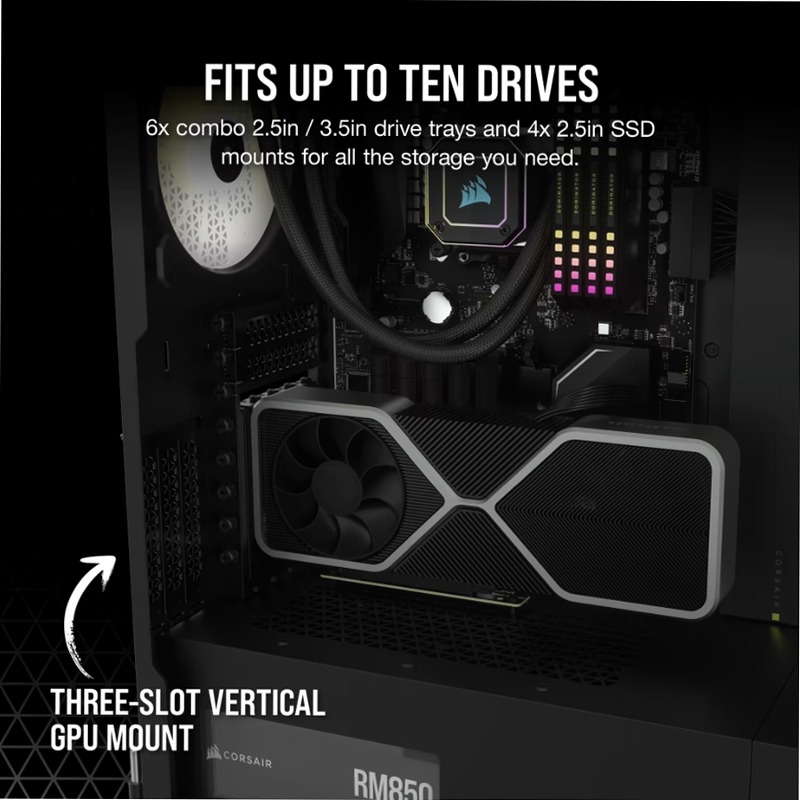 Case PC ATX Full-Tower CORSAIR 7000D AIRFLOW - Nero 3