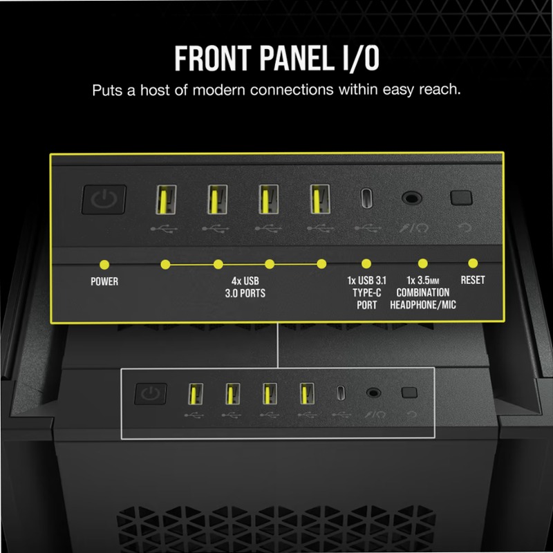 Case PC ATX Full-Tower CORSAIR 7000D AIRFLOW - Nero 3