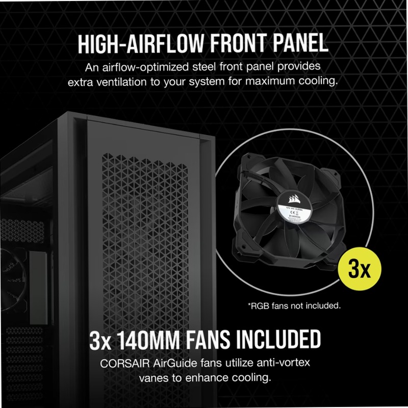 Case PC ATX Full-Tower CORSAIR 7000D AIRFLOW - Nero 3