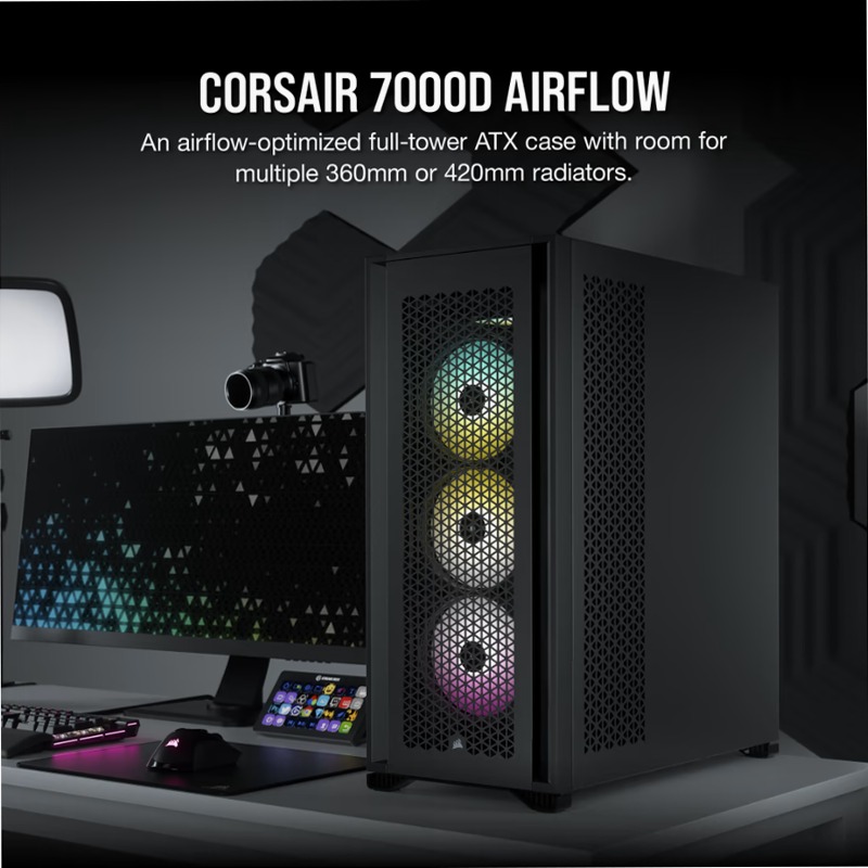 Case PC ATX Full-Tower CORSAIR 7000D AIRFLOW - Nero 3