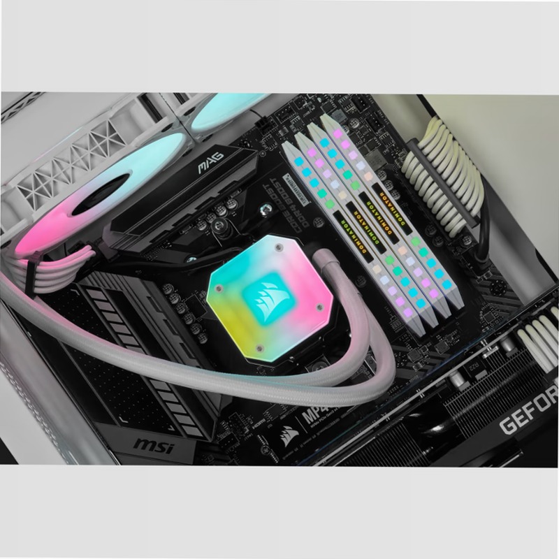 Dissipatore a liquido iCUE H150i ELITE CAPELLIX — Bianco