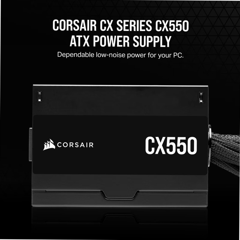 Alimentatore ATX CX Series™ CX550 – Certificazione 80 PLUS Bronze 550w Non modulare