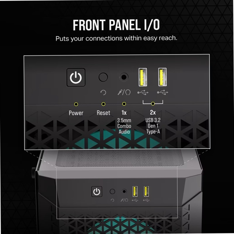 Case Mid-Tower 480T RGB Airflow