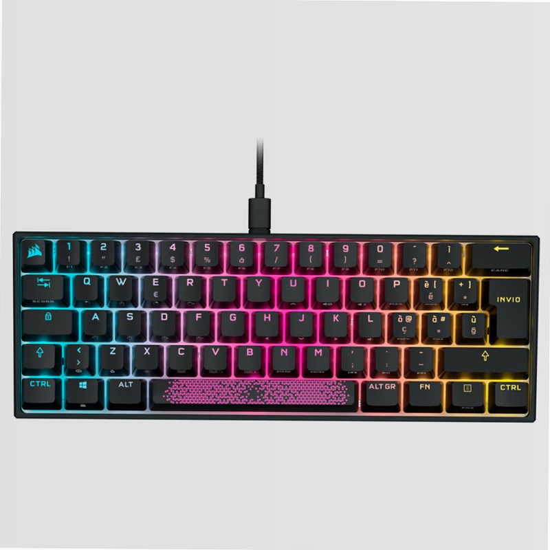 Tastiera Gaming K65 RGB MINI - Cherry MX Red Meccanica