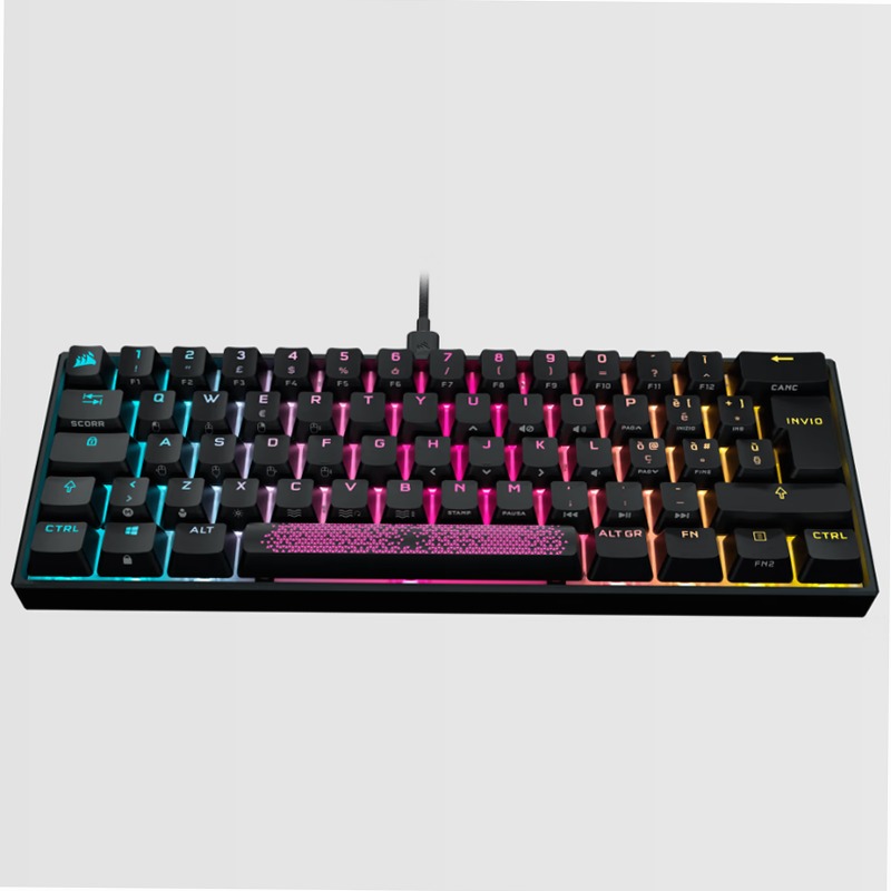 Tastiera Gaming K65 RGB MINI - Cherry MX Red Meccanica