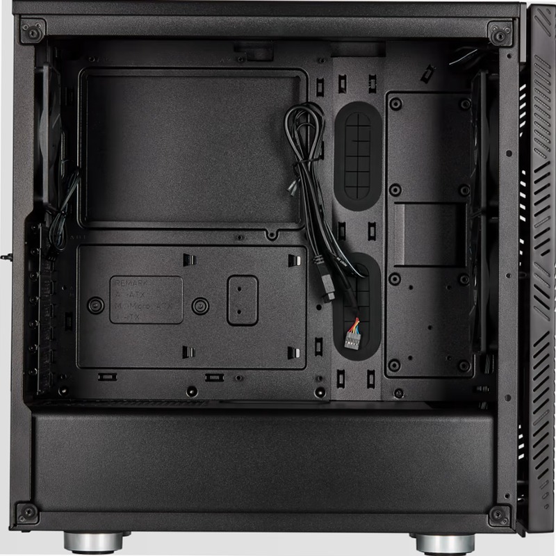 Case gaming mid-tower in vetro temprato 275R Airflow — nero