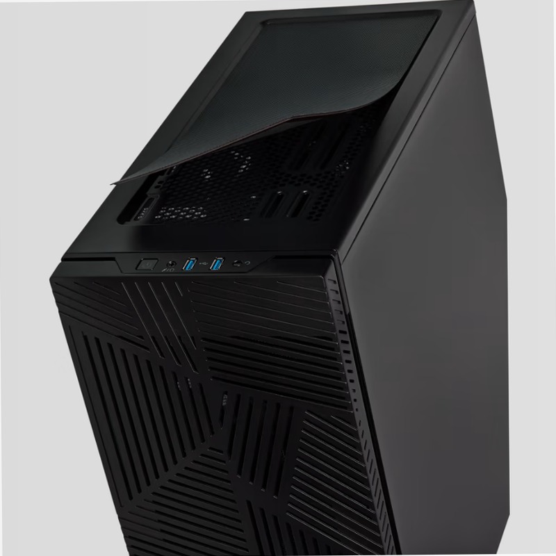 Case gaming mid-tower in vetro temprato 275R Airflow — nero