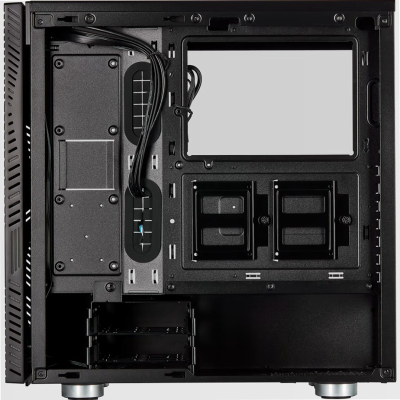Case gaming mid-tower in vetro temprato 275R Airflow — nero