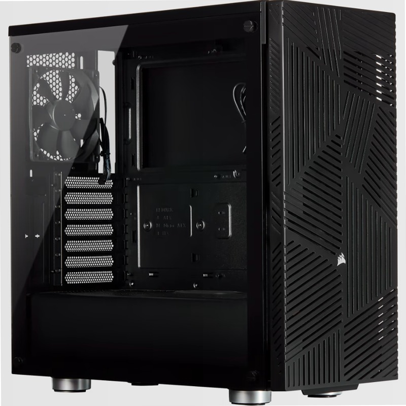 Case gaming mid-tower in vetro temprato 275R Airflow — nero