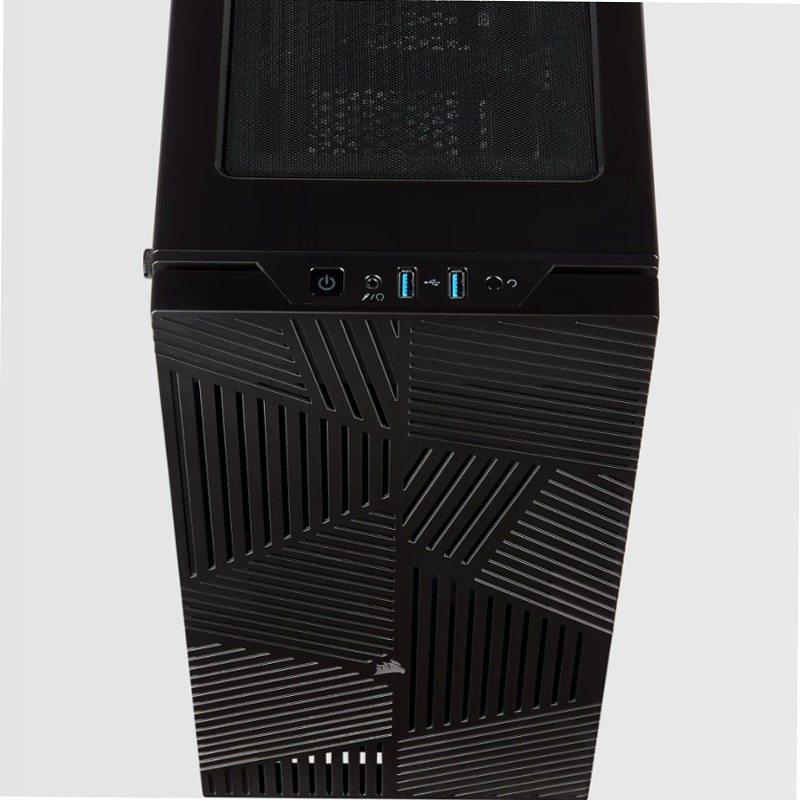 Case gaming mid-tower in vetro temprato 275R Airflow — nero