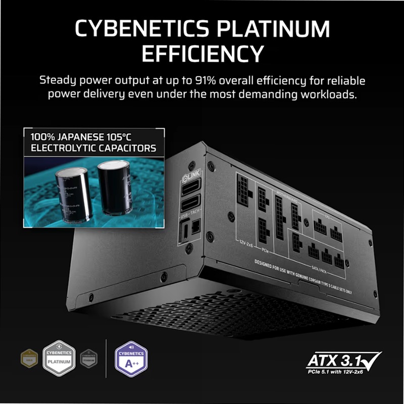 Alimentatore ATX Platinum HX1200i SHIFT (EU)