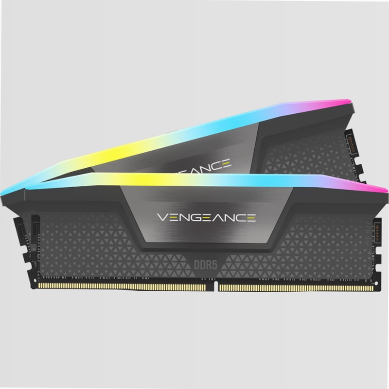 VENGEANCE® RGB 64GB (2x32GB) DDR5 DRAM Up To 5600MT/s CL40
