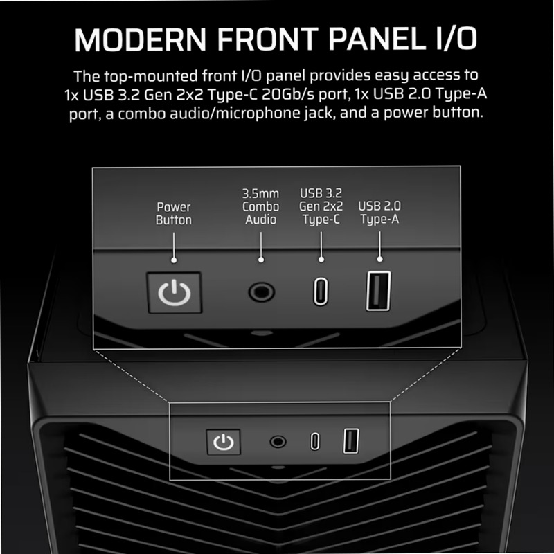 Case PC Mid-Tower 3200D RS ARGB 3