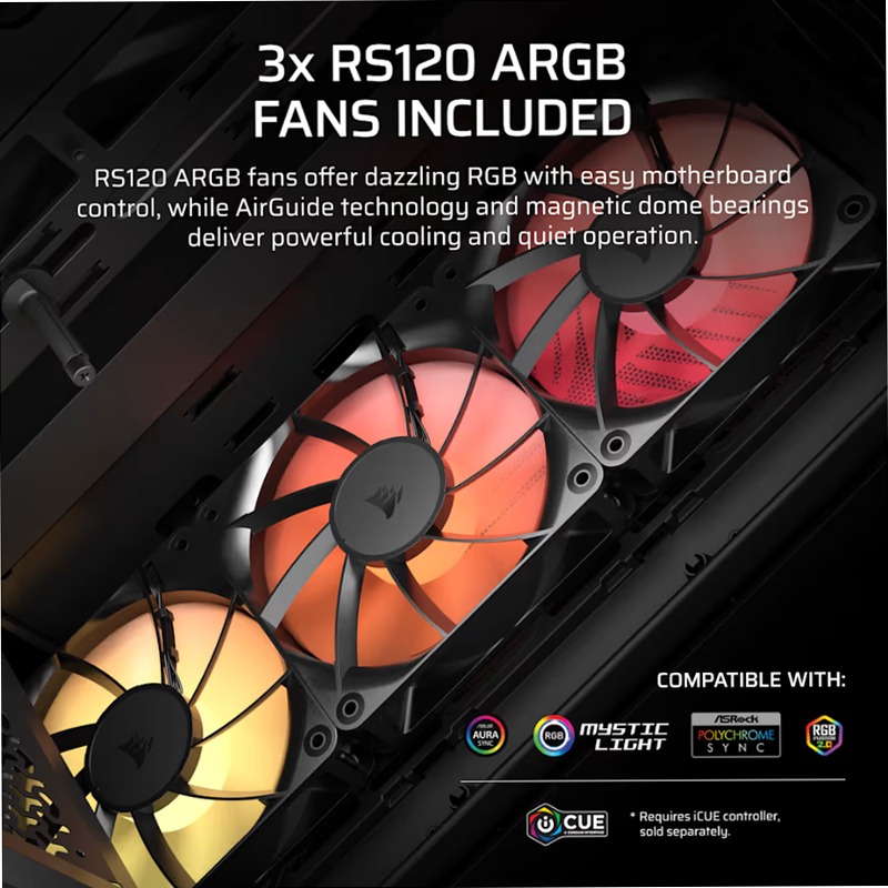 Case PC Mid-Tower 3200D RS ARGB 3