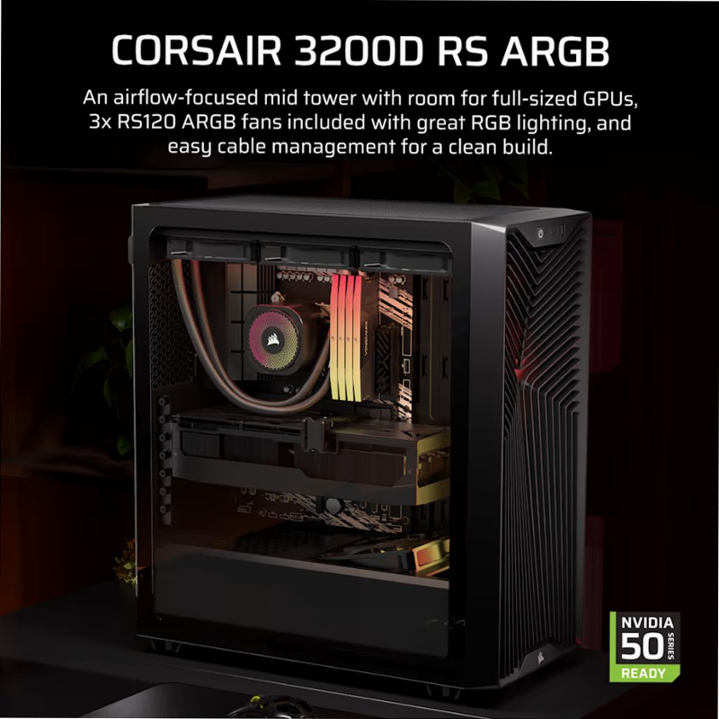 Case PC Mid-Tower 3200D RS ARGB 3