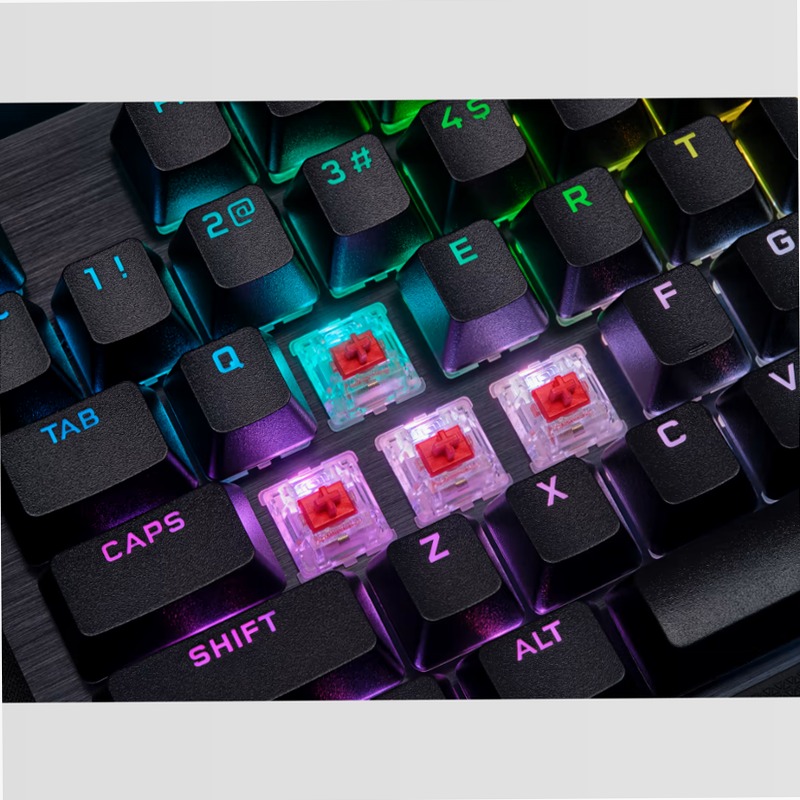 Tastiera Gaming K70 RGB PRO - Cherry MX Red Alluminio Meccanica