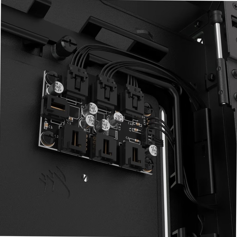 Smart case PC ATX mid-tower in vetro temperato iCUE 5000X RGB, nero