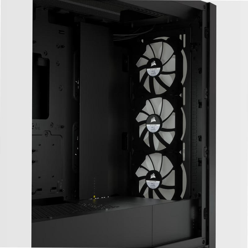 Smart case PC ATX mid-tower in vetro temperato iCUE 5000X RGB, nero