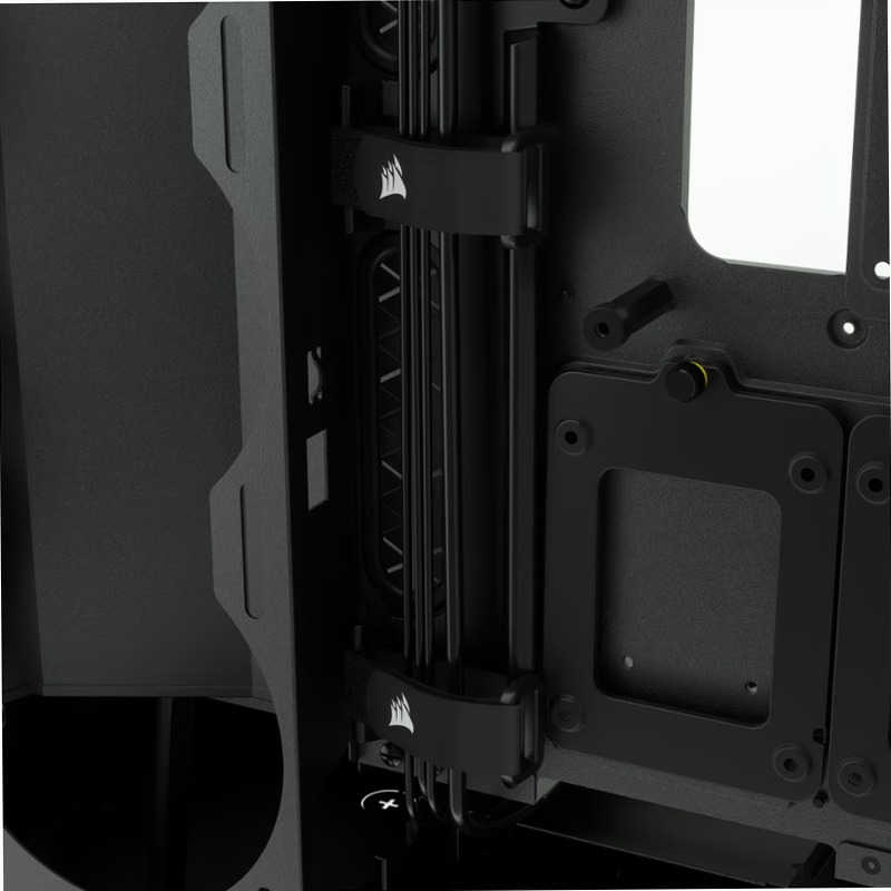 Smart case PC ATX mid-tower in vetro temperato iCUE 5000X RGB, nero