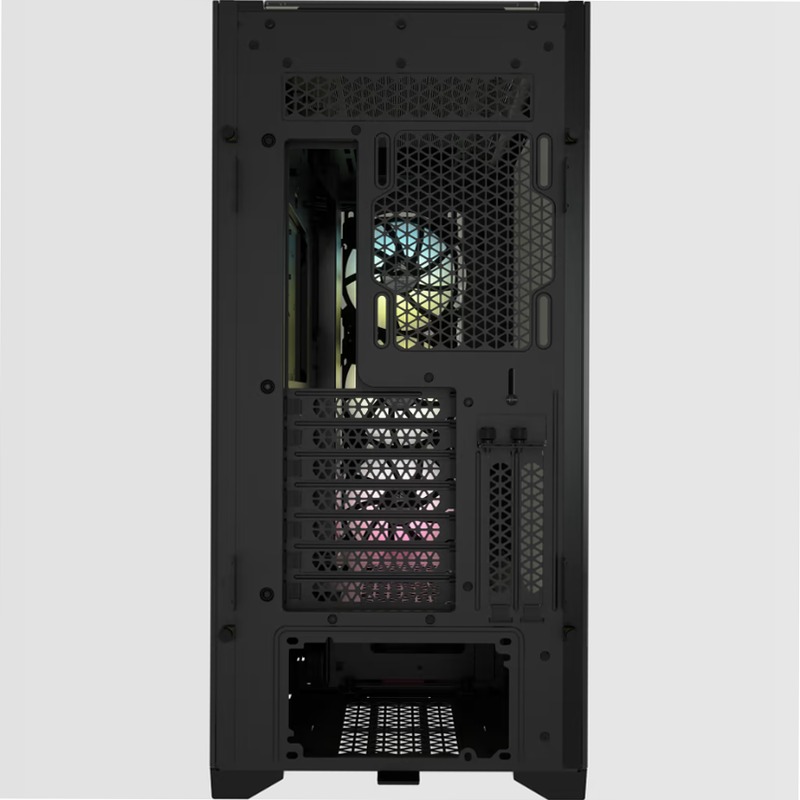 Smart case PC ATX mid-tower in vetro temperato iCUE 5000X RGB, nero