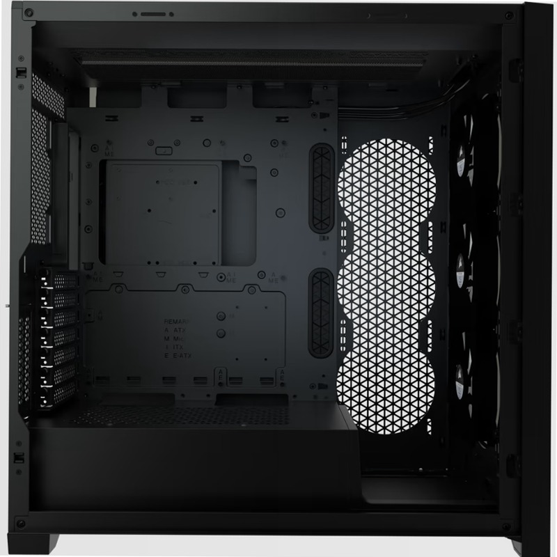 Smart case PC ATX mid-tower in vetro temperato iCUE 5000X RGB, nero