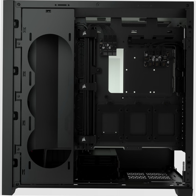 Smart case PC ATX mid-tower in vetro temperato iCUE 5000X RGB, nero
