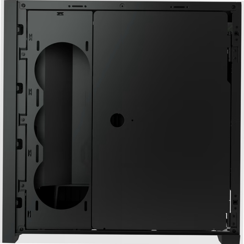 Smart case PC ATX mid-tower in vetro temperato iCUE 5000X RGB, nero