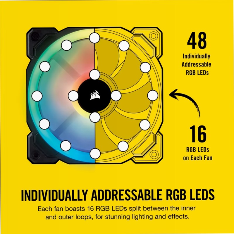 Ventola LL120 RGB da CORSAIR