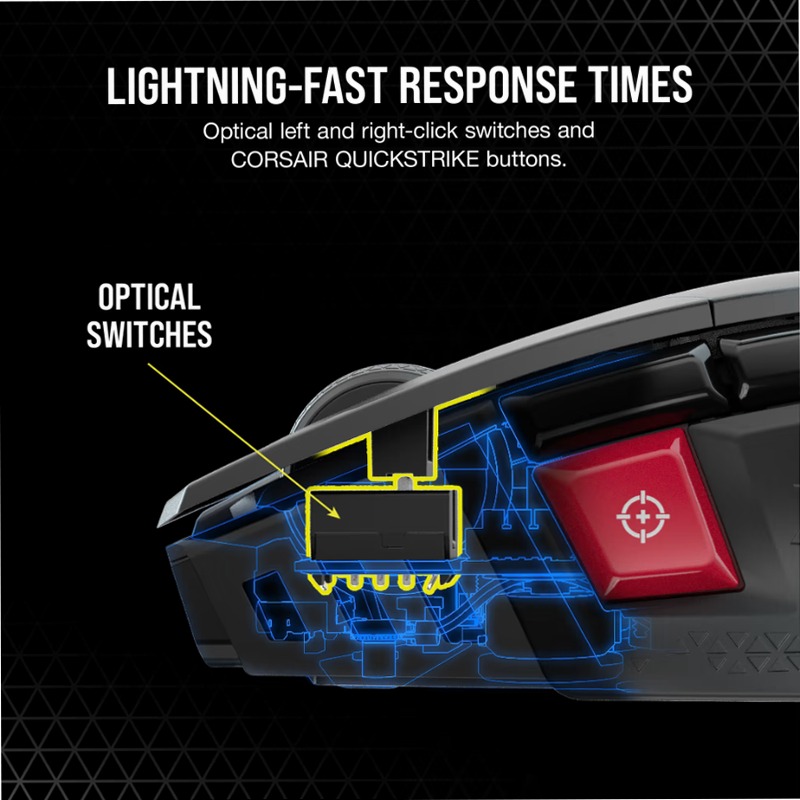 M65 RGB ULTRA WIRELESS - Mouse Gaming FPS Regolabile