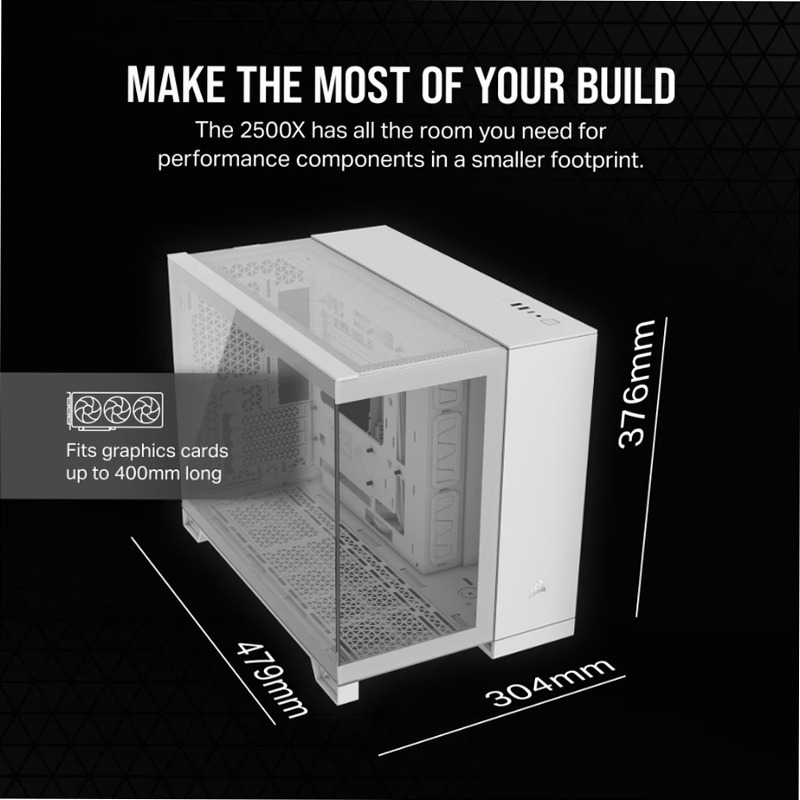 Case PC Mid-Tower 2500X - Bianco