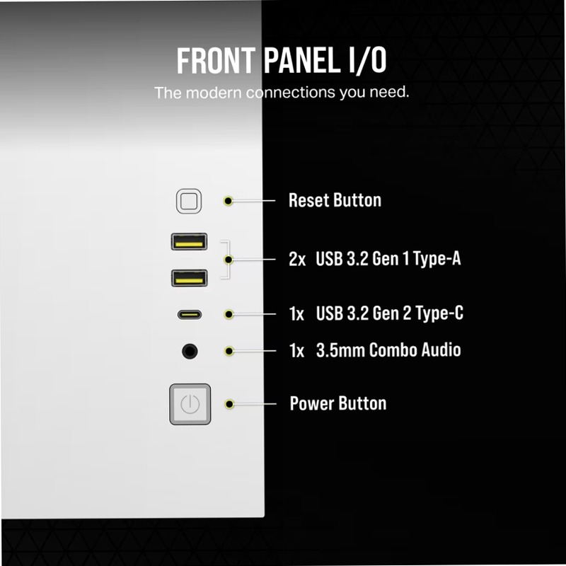 Case PC Mid-Tower 2500X - Bianco