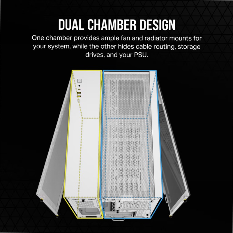 Case PC Mid-Tower 2500X - Bianco