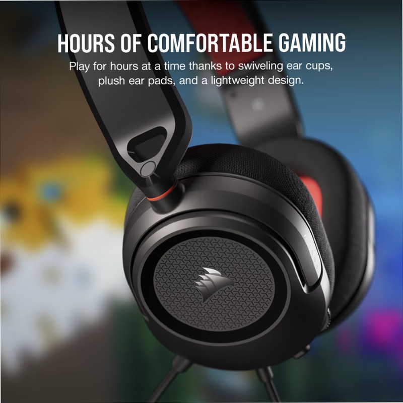 Cuffia gaming con microfono multipiattaforma HS35 v2 — Rossa (EU)