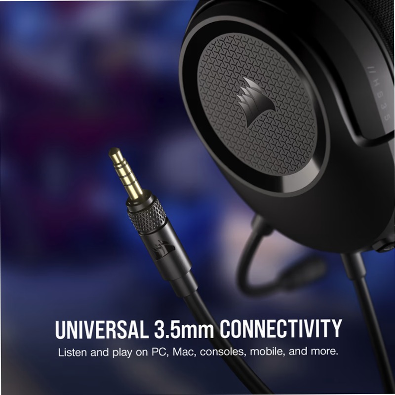 Cuffia gaming con microfono multipiattaforma HS35 v2 — Rossa (EU)